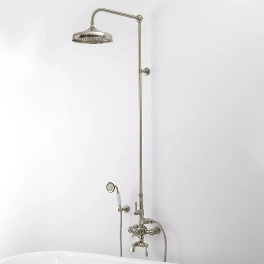 Four Handle Single Function Shower System in Chrome
