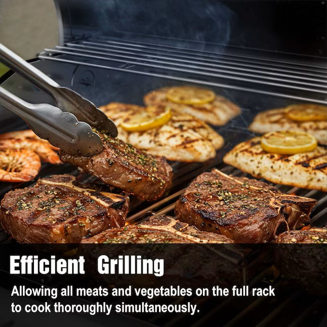 Silver 3 -Burner Liquid Propane Gas Grill