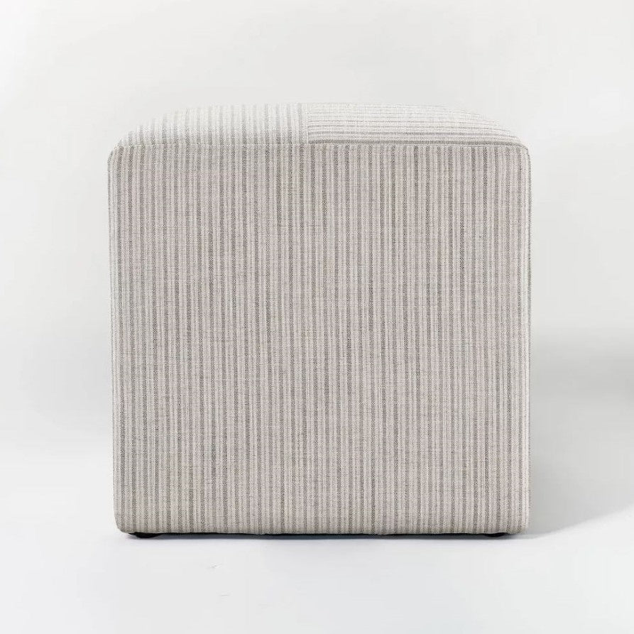 Lynwood Square Upholstered Cube Ottoman - Threshold™ designed with Studio McGee