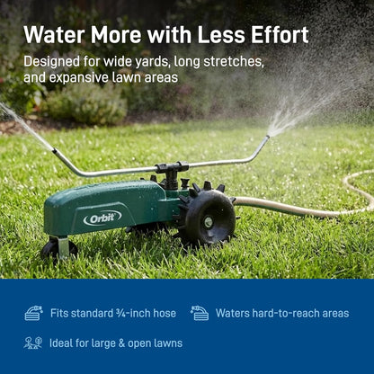 (New) Orbit Traveling Tractor Water Sprinkler
