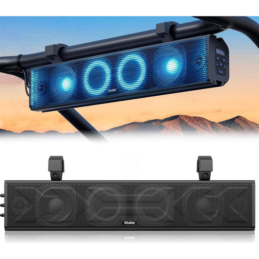 (New) Ehaho 25 Inch 6-Speaker UTV Sound Bar