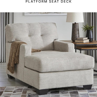 Ashley Mahoney Contemporary Tufted Upholstered Chaise