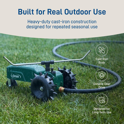 (New) Orbit Traveling Tractor Water Sprinkler
