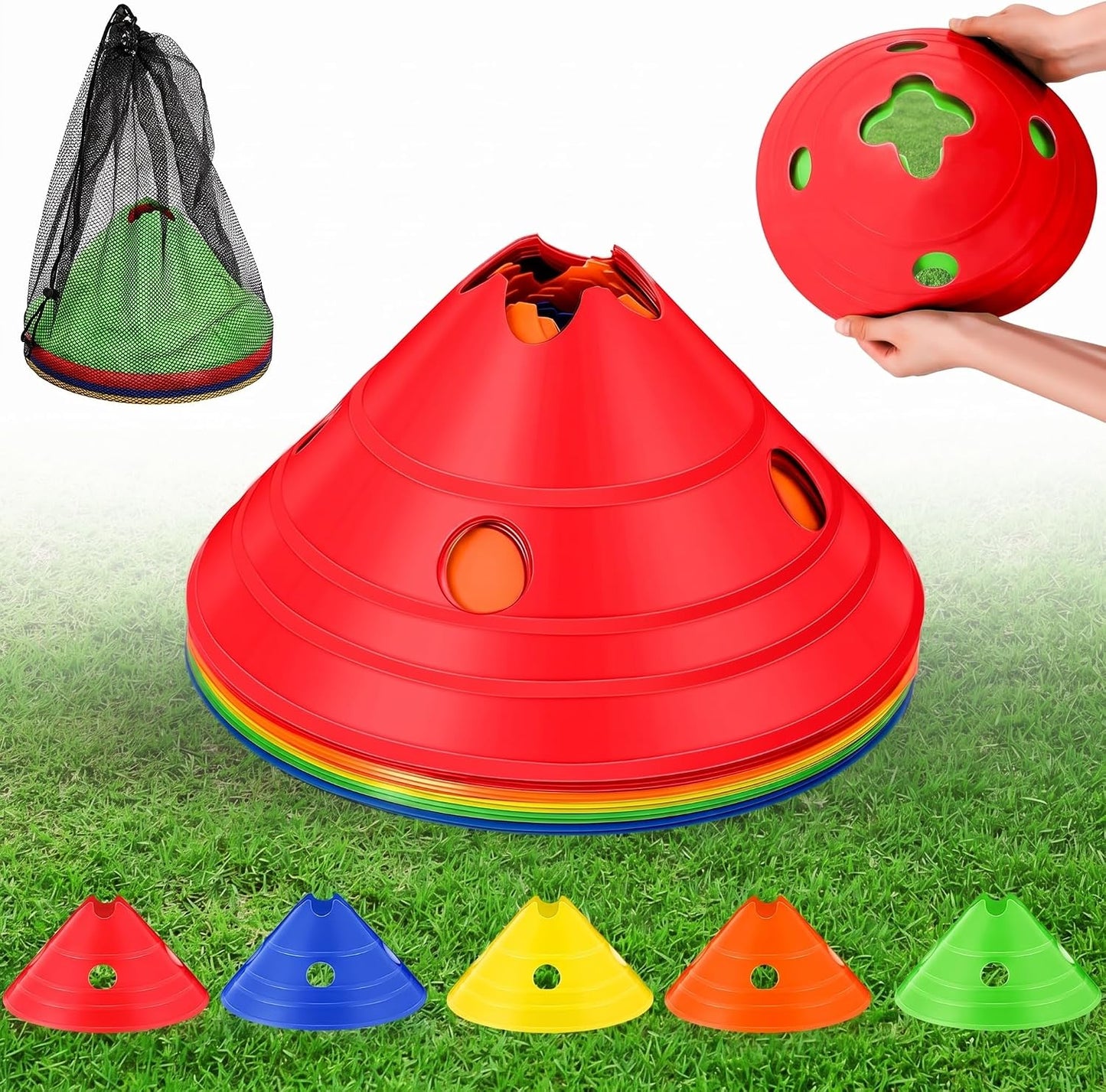 SOCCER TRAINING CONES
