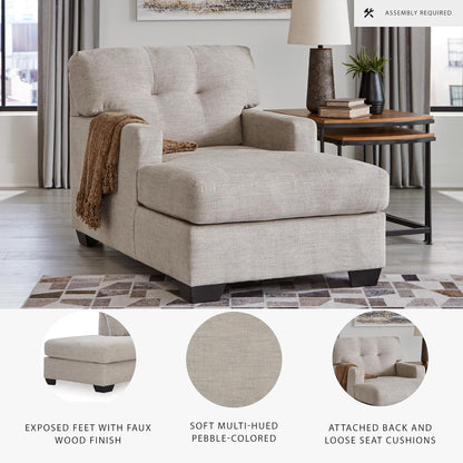 Ashley Mahoney Contemporary Tufted Upholstered Chaise