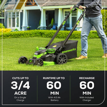 (New) Greenworks 80V 25in Self-Propelled Lawn Mower