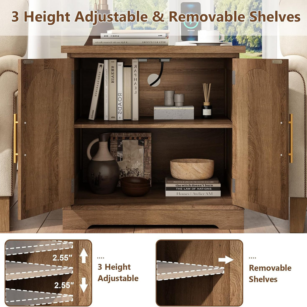 HOKYHOKY Rattan End Table