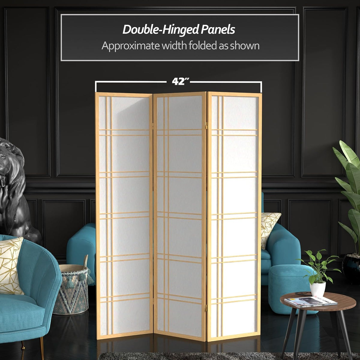 Tall Double Cross Shoji Screen