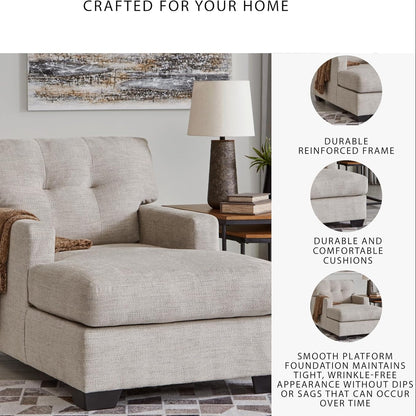 Ashley Mahoney Contemporary Tufted Upholstered Chaise