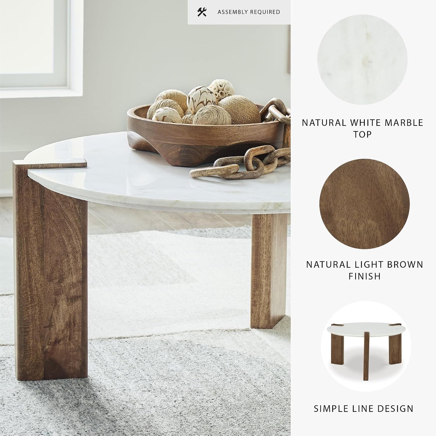 Ashley Isanti Modern Coffee Table