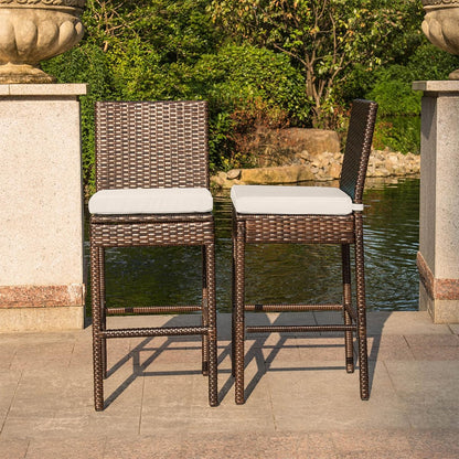 (New) Sundale Outdoor Wicker Bar Stool