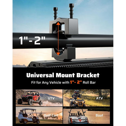 (New) Ehaho 25 Inch 6-Speaker UTV Sound Bar