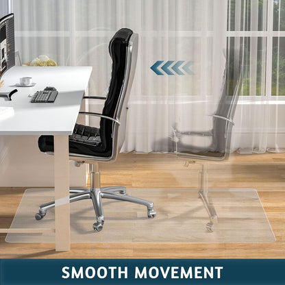 Office Chair Mat for Hard Floors 55" x 35"