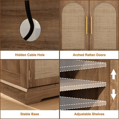 HOKYHOKY Rattan End Table