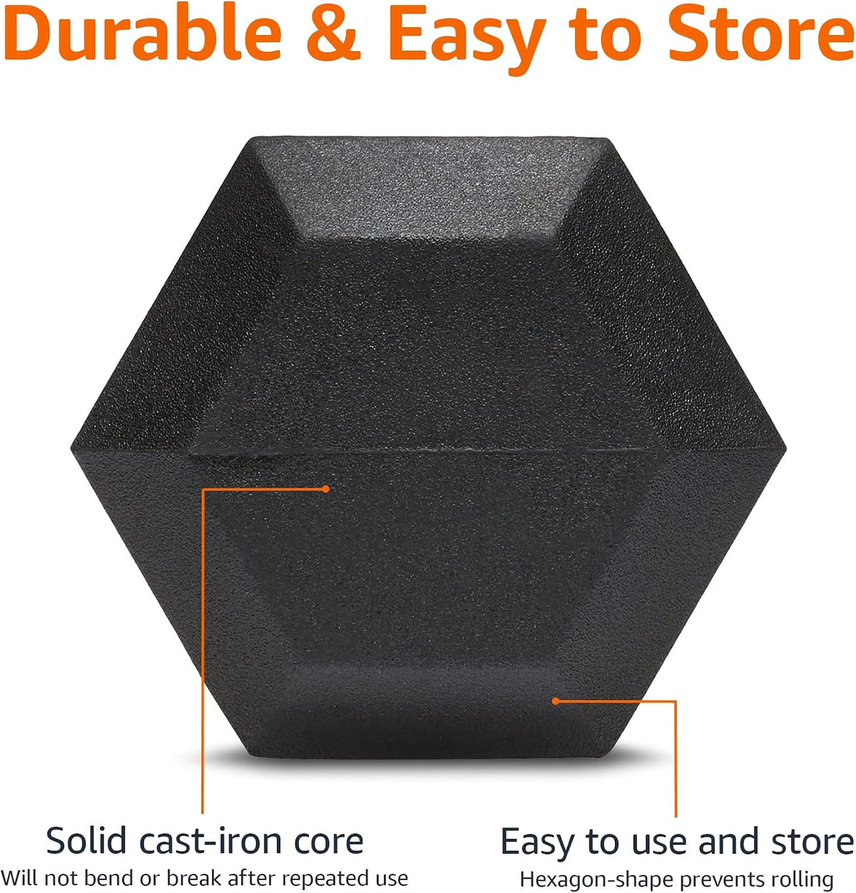 Rubber Hex Dumbbell Hand Weight 30lb