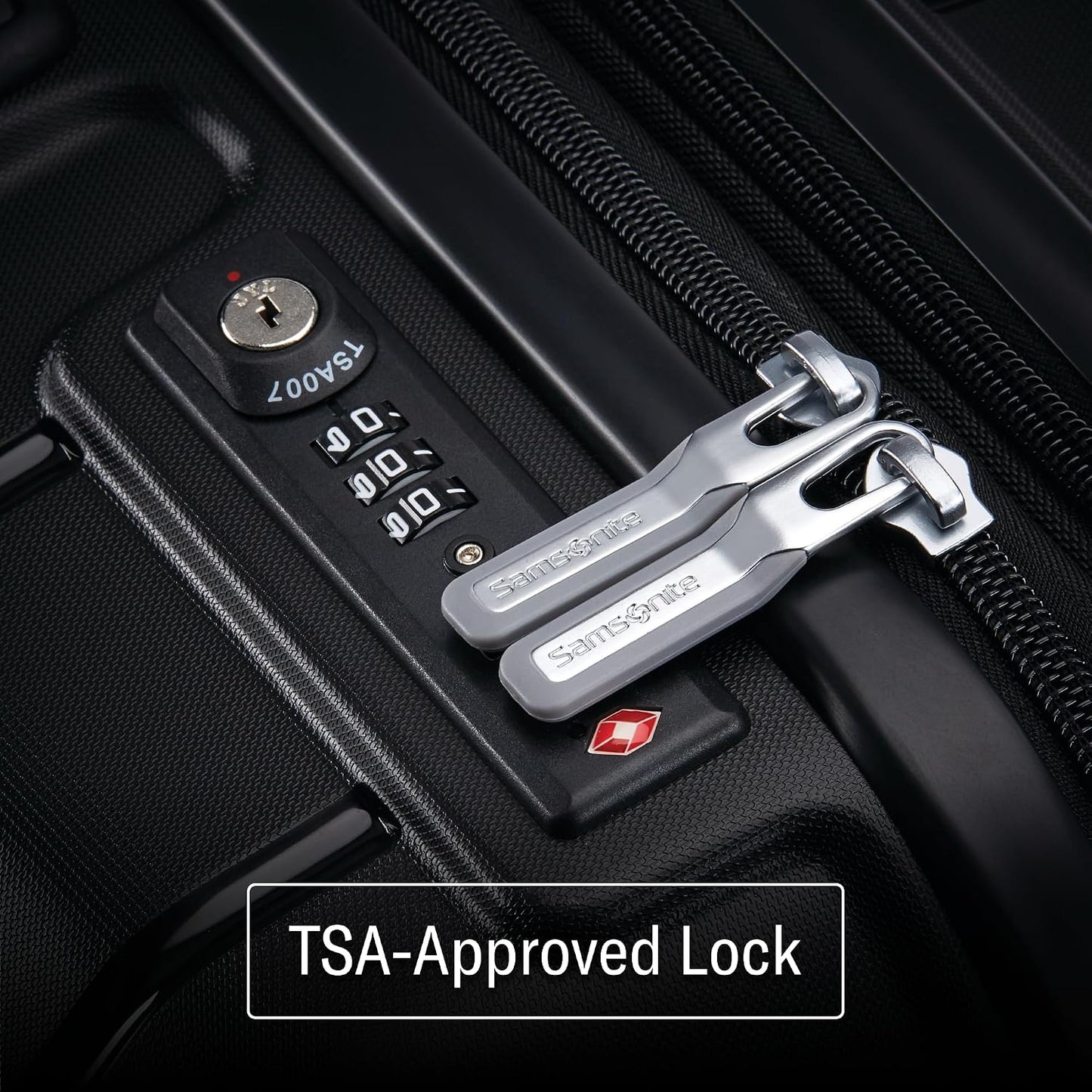 (New) Samsonite Freeform 28-Inch Large Luggage with Dual 360° Spinner Wheels - Checked Suitcase - TSA Lock, Airline-Approved - Lightweight Durable Polypropylene Expandable Hardshell - Navy
