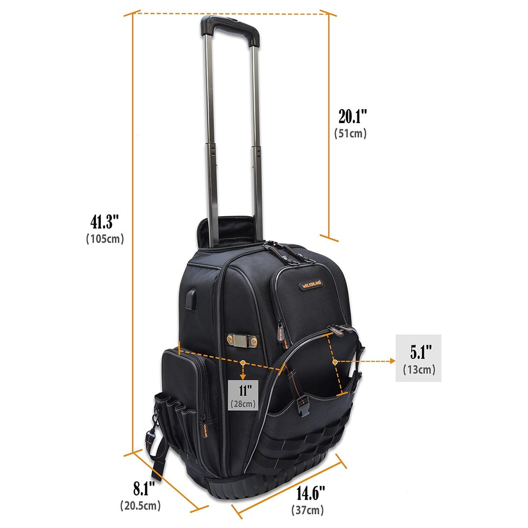 (New) WELKINLAND Rolling Tool backpack