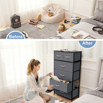 Vertical Storage Tower for Dresser