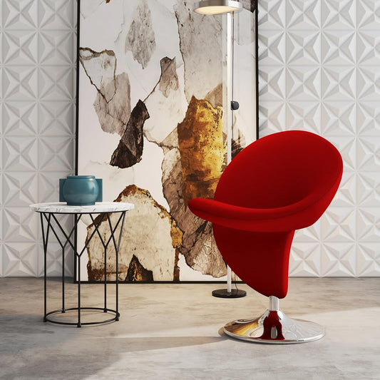 MANHATTAN COMFORT Curl Swivel Accent Chair