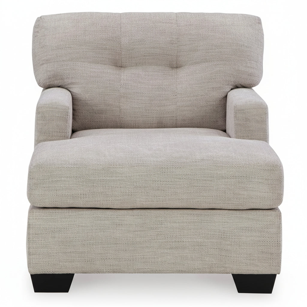 Ashley Mahoney Contemporary Tufted Upholstered Chaise