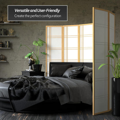 Tall Double Cross Shoji Screen