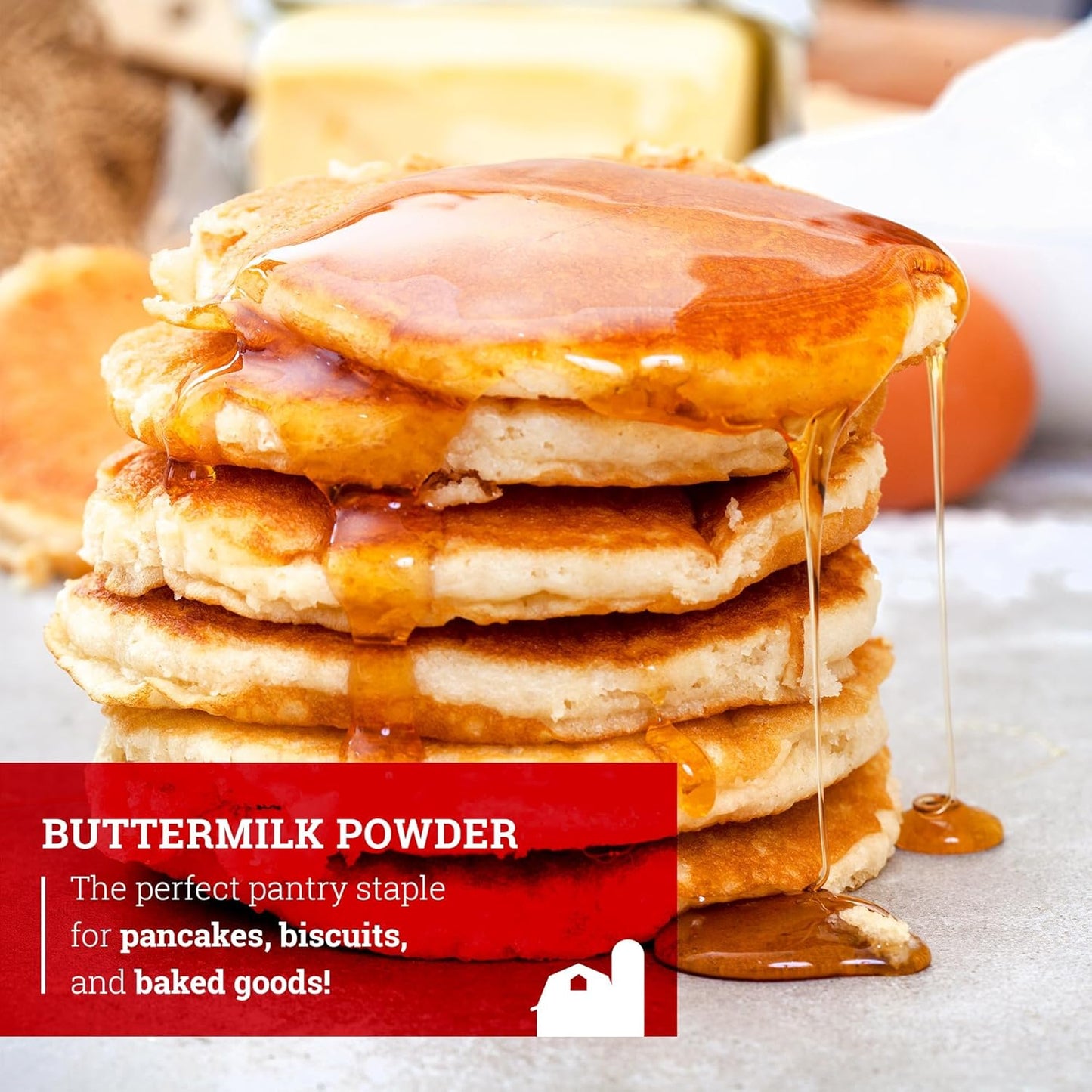 (New) Hoosier Hill Farm Buttermilk Powder, 25LB (Pack of 1)