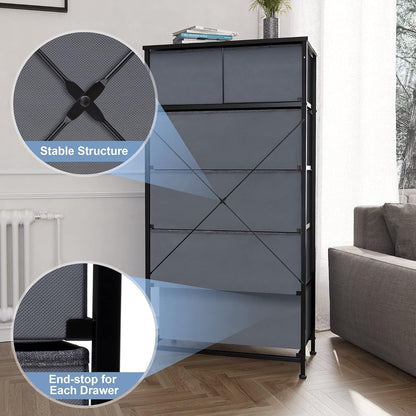 Vertical Storage Tower for Dresser