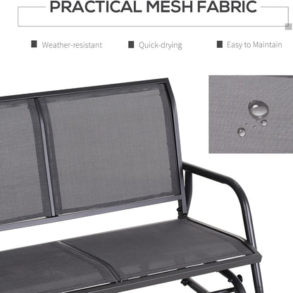 2-Person Outdoor Glider Bench