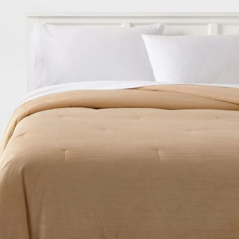 Corduroy Plush Comforter - Room Essentials™ Full/Queen