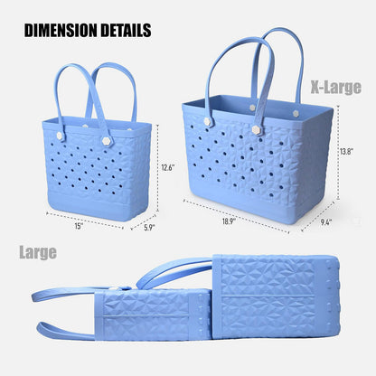 (New without Tags) LiAYD Rubber Beach Tote (X-Large)