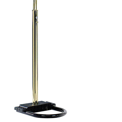 Mid-Century Modern Vintage Multi-Arm Brass Marble Arc Floor Lamp