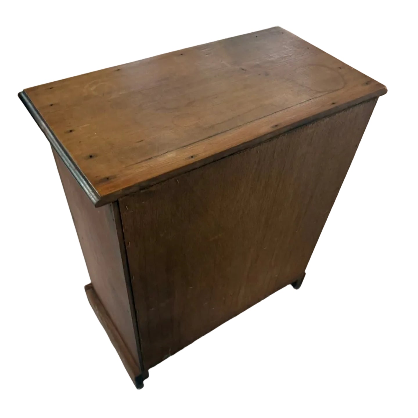 Vintage Pine Wood Hand Painted Night Stand End Table