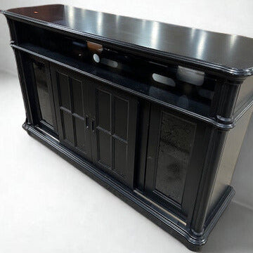 Black Wooden TV Stand Console