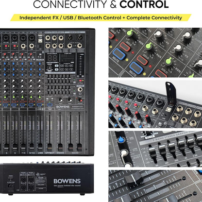 (New) BOWENS PRO 6000W 11-Channel Powered Mixer
