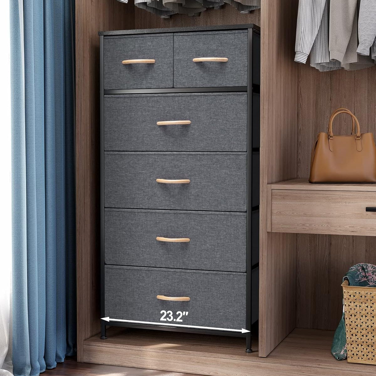 Vertical Storage Tower for Dresser