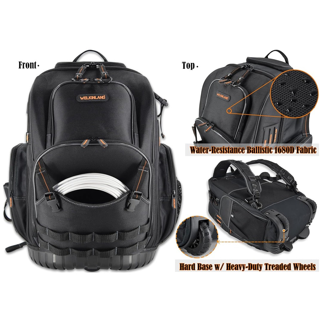 (New) WELKINLAND Rolling Tool backpack