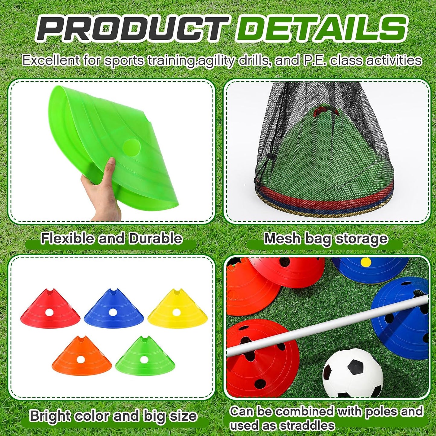 SOCCER TRAINING CONES