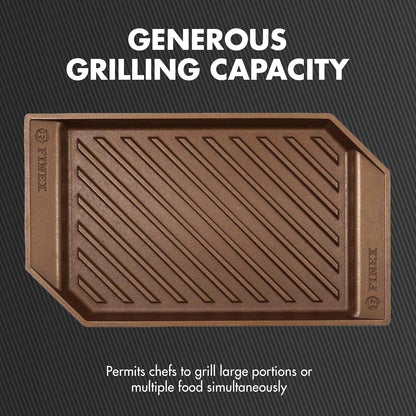 FINEX 15" Cast Iron Lean Grill Pan