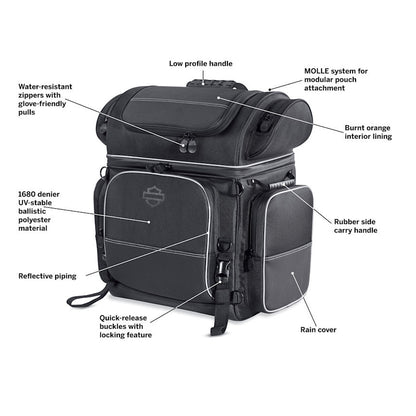 Harley-Davidson Onyx Premium Luggage Touring Bag