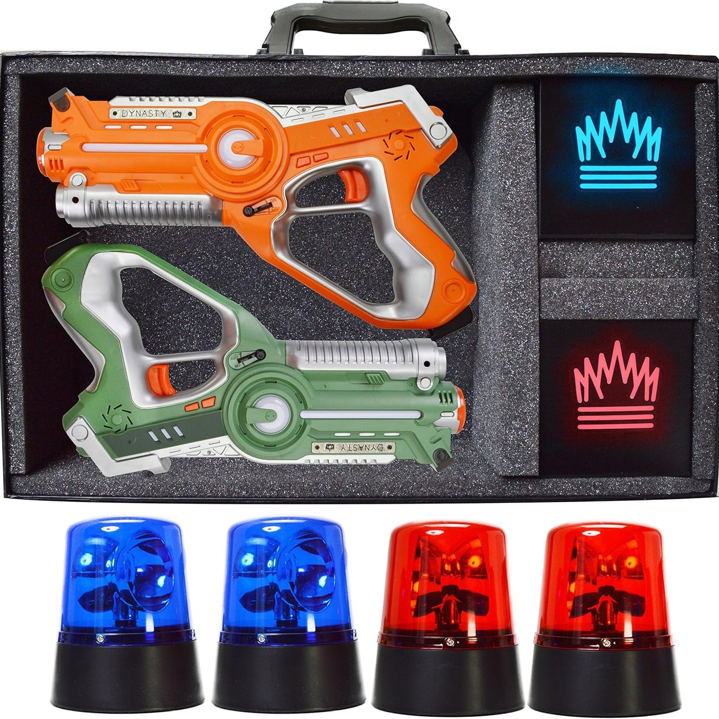 DYNASTY TOYS Capture The Flag | Glow in The Dark Yard Games