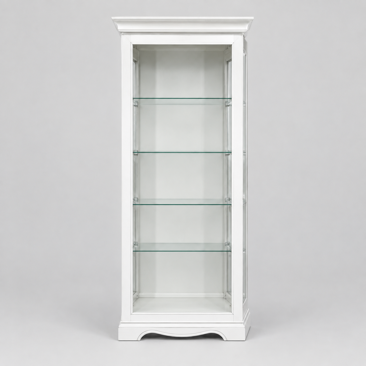 Philip Reinisch Company Color Time White Ambience Display Cabinet