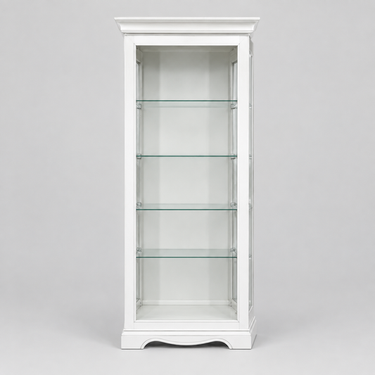 Philip Reinisch Company Color Time White Ambience Display Cabinet
