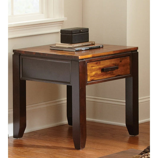 Square Side Table with Drawer