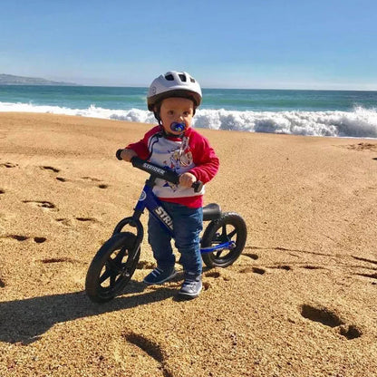 (New) Strider Sport 12" Kids' Balance Bike - Blue: Adjustable Handlebar & Seat, Steel Frame