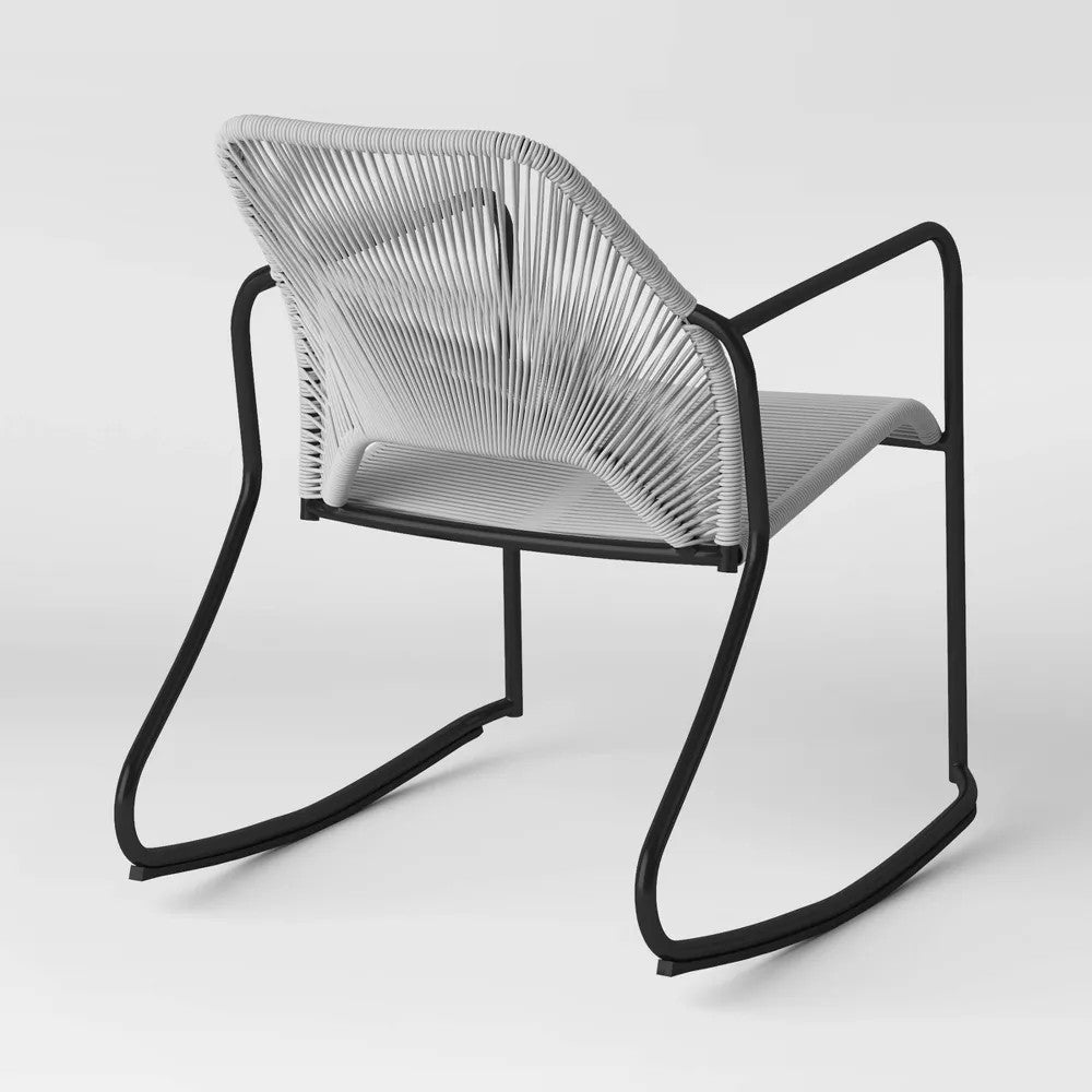 Fisher Outdoor Patio Rocking Chair Gray - Threshold™