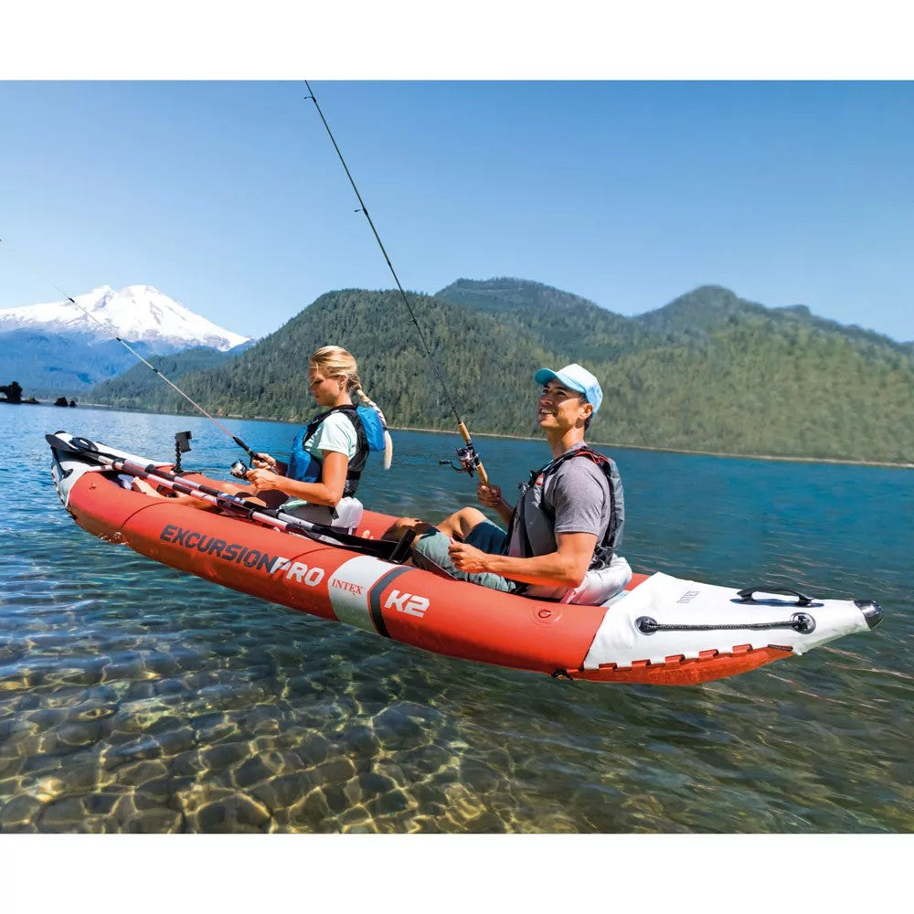 INTEX Excursion Pro K2 Inflatable Kayak Set