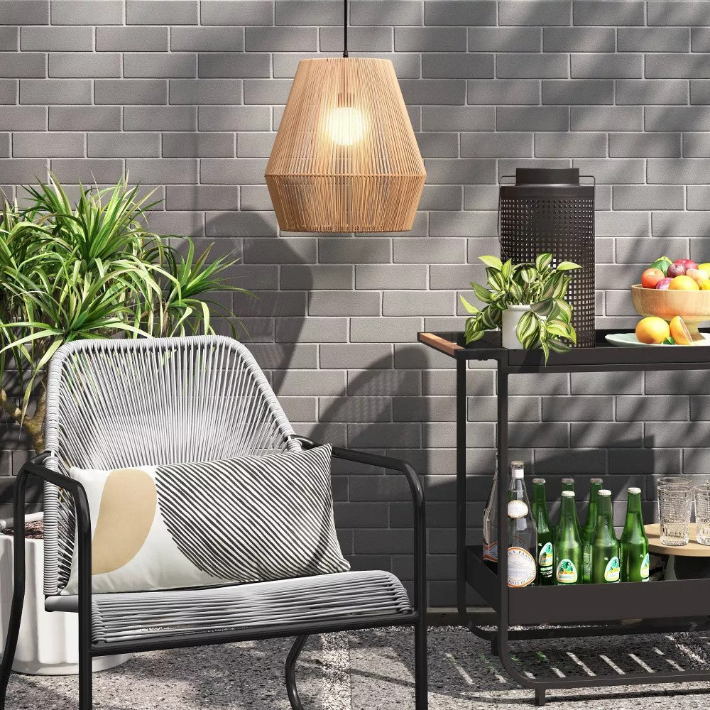 Fisher Outdoor Patio Rocking Chair Gray - Threshold™