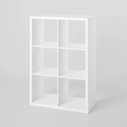 (New) 13'' 6 Cube Organizer White - Brightroom™