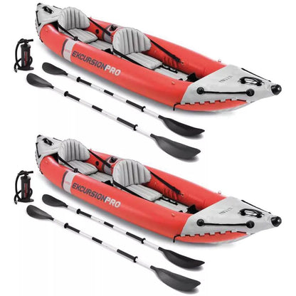 INTEX Excursion Pro K2 Inflatable Kayak Set