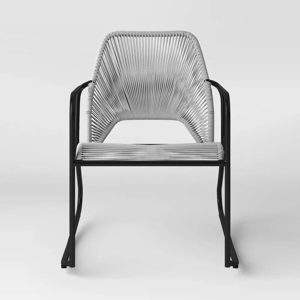 Fisher Outdoor Patio Rocking Chair Gray - Threshold™